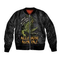 Alligator Alcatraz Est 2025 Bomber Jacket Vintage Retro - Wonder Print Shop