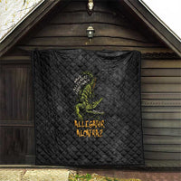 Alligator Alcatraz Est 2025 Quilt Vintage Retro - Wonder Print Shop