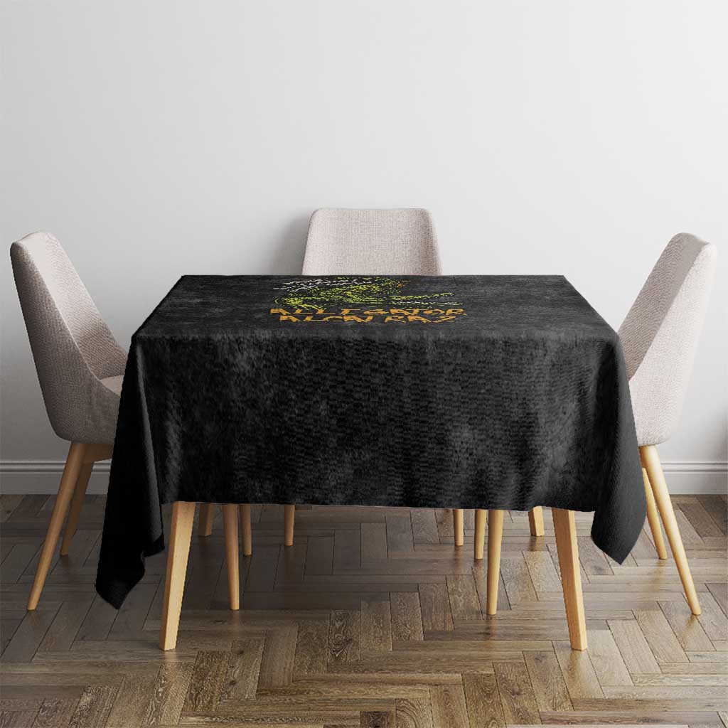 Alligator Alcatraz Est 2025 Tablecloth Vintage Retro - Wonder Print Shop