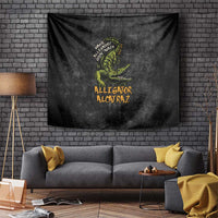 Alligator Alcatraz Est 2025 Tapestry Vintage Retro - Wonder Print Shop