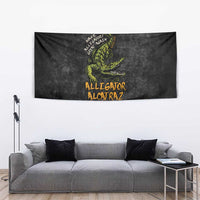 Alligator Alcatraz Est 2025 Tapestry Vintage Retro - Wonder Print Shop