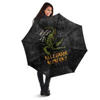Alligator Alcatraz Est 2025 Umbrella Vintage Retro - Wonder Print Shop