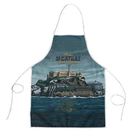 Make Alcatraz Great Again Apron Vintage Retro - Wonder Print Shop