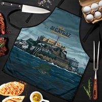Make Alcatraz Great Again Apron Vintage Retro - Wonder Print Shop