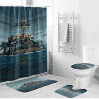 Make Alcatraz Great Again Bathroom Set Vintage Retro - Wonder Print Shop