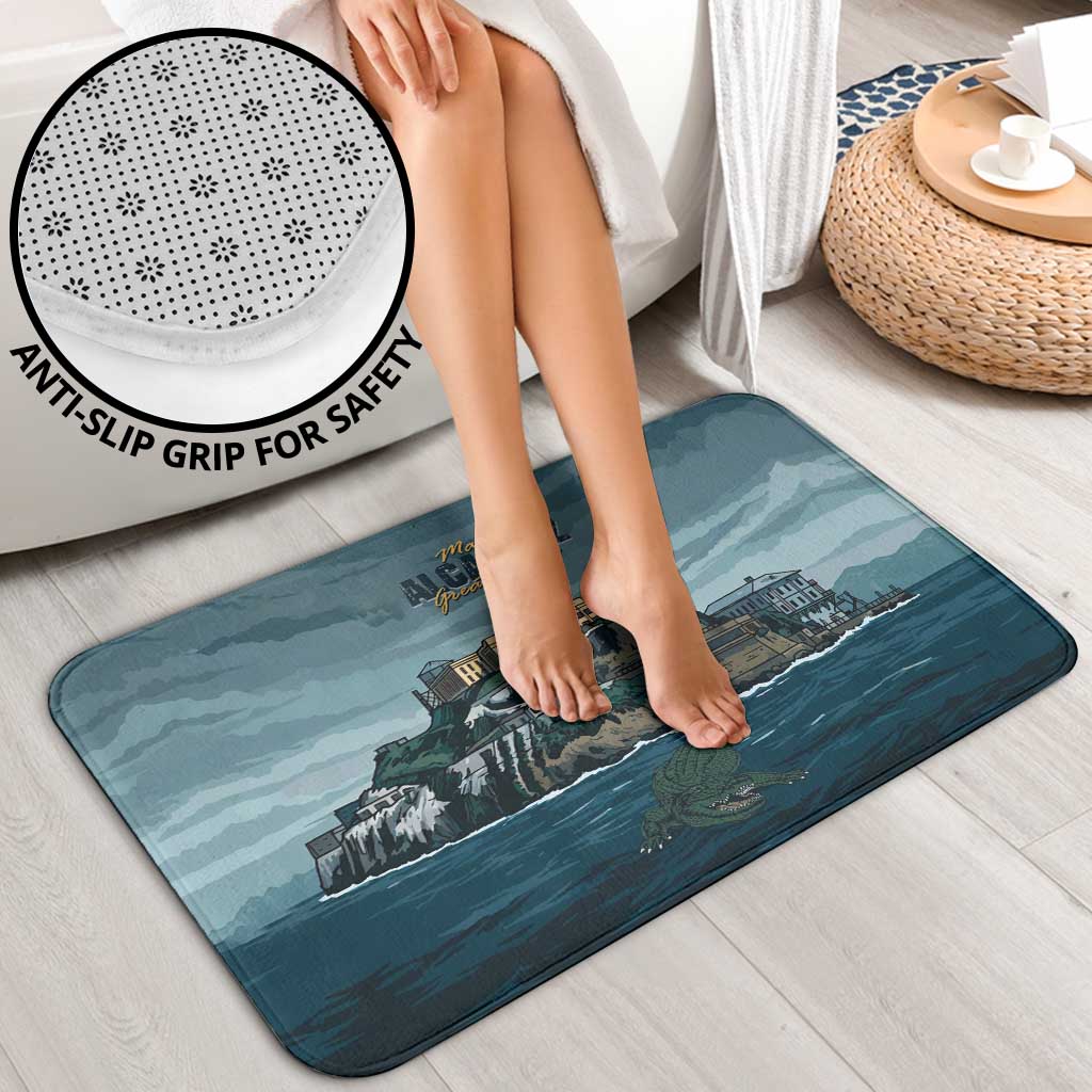 Make Alcatraz Great Again Bathroom Set Vintage Retro - Wonder Print Shop
