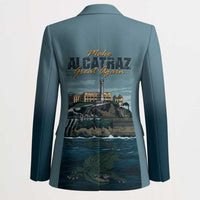 Make Alcatraz Great Again Blazer Vintage Retro - Wonder Print Shop