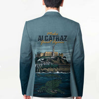 Make Alcatraz Great Again Blazer Vintage Retro - Wonder Print Shop