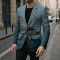 Make Alcatraz Great Again Blazer Vintage Retro - Wonder Print Shop