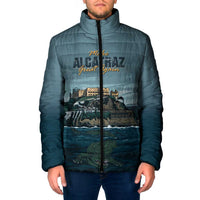 Make Alcatraz Great Again Padded Jacket Vintage Retro - Wonder Print Shop
