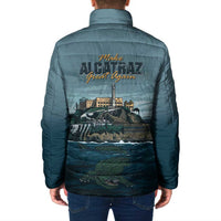 Make Alcatraz Great Again Padded Jacket Vintage Retro - Wonder Print Shop