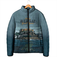 Make Alcatraz Great Again Padded Jacket Vintage Retro - Wonder Print Shop