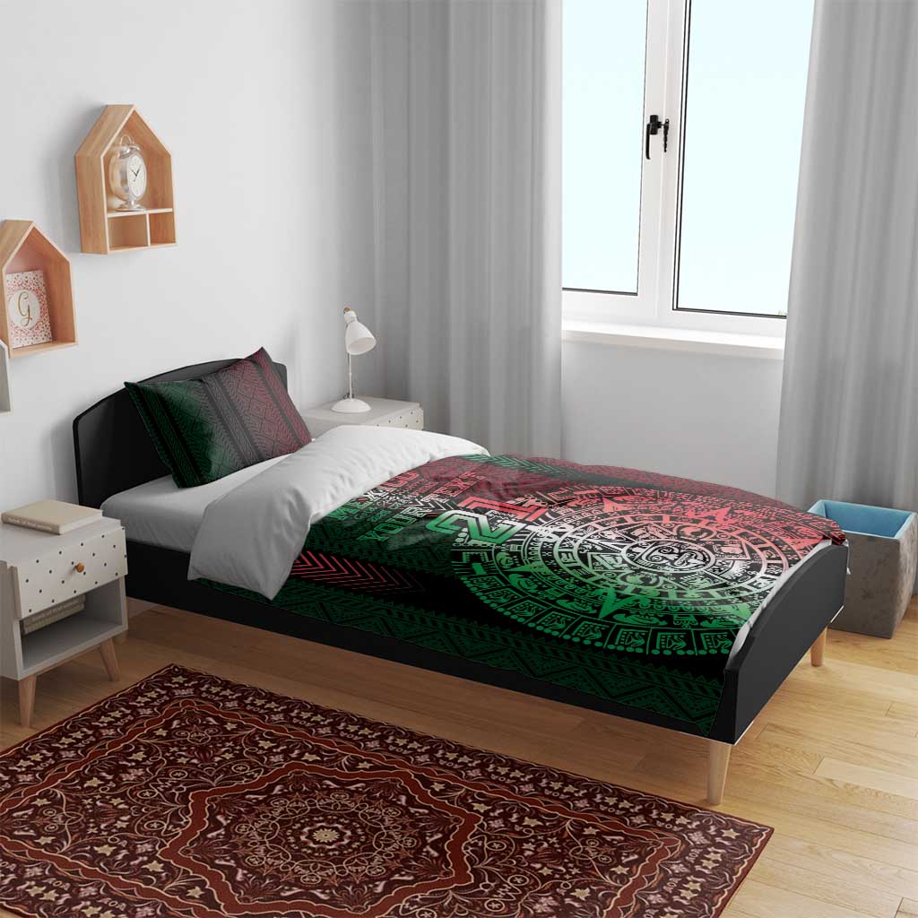 Mexico Football Custom Bedding Set Mexico's Make History 2025 Flag Style - Wonder Print Shop