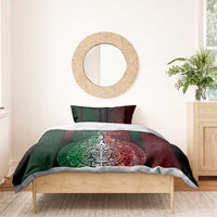 Mexico Football Custom Bedding Set Mexico's Make History 2025 Flag Style - Wonder Print Shop
