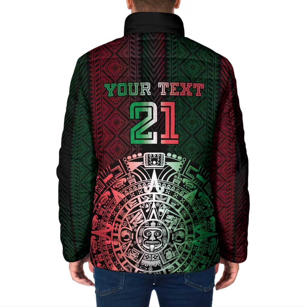 Mexico Football Custom Padded Jacket Mexico's Make History 2025 Flag Style - Wonder Print Shop