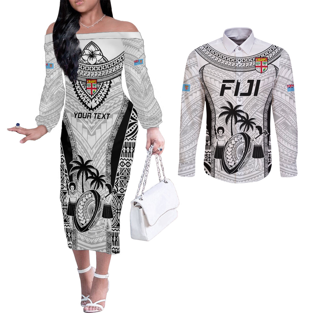 custom-fiji-rugby-couples-matching-off-the-shoulder-long-sleeve-dress-and-long-sleeve-button-shirts-go-champions-world-cup-2023-tapa-unique-white-vibe