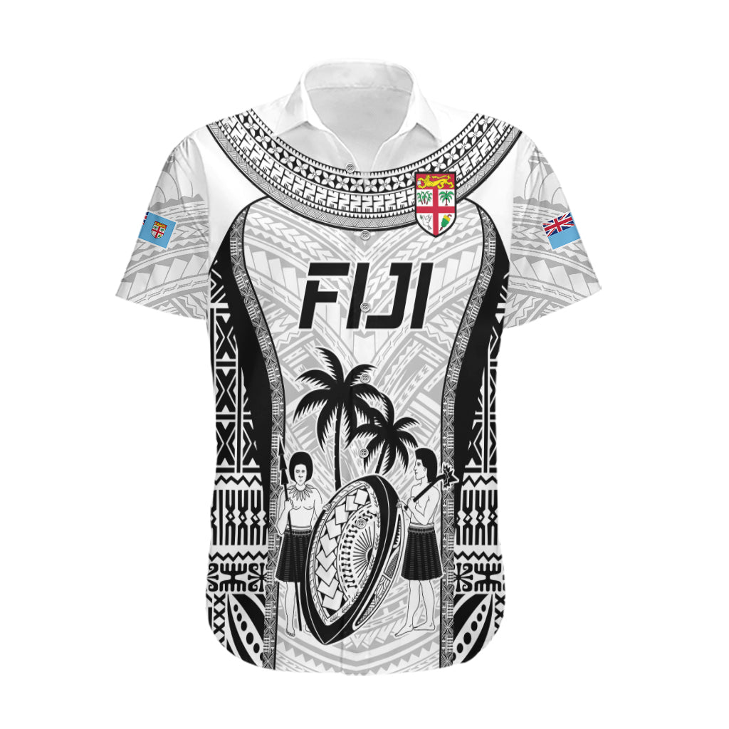 Custom Fiji Rugby Hawaiian Shirt Go Champions World Cup 2023 Tapa Unique White Vibe - Wonder Print Shop