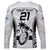 Custom Fiji Rugby Long Sleeve Shirt Go Champions World Cup 2023 Tapa Unique White Vibe - Wonder Print Shop