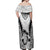 Custom Fiji Rugby Off Shoulder Maxi Dress Go Champions World Cup 2023 Tapa Unique White Vibe - Wonder Print Shop