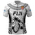 Custom Fiji Rugby Polo Shirt Go Champions World Cup 2023 Tapa Unique White Vibe - Wonder Print Shop