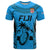 Fiji Rugby T Shirt Go Champions World Cup 2023 Tapa Unique Blue Vibe - Wonder Print Shop