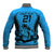 Custom Fiji Rugby Baseball Jacket Go Champions World Cup 2023 Tapa Unique Blue Vibe LT9 - Wonder Print Shop