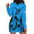 Custom Fiji Rugby Hoodie Dress Go Champions World Cup 2023 Tapa Unique Blue Vibe - Wonder Print Shop