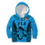 Custom Fiji Rugby Kid Hoodie Go Champions World Cup 2023 Tapa Unique Blue Vibe - Wonder Print Shop