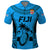 Custom Fiji Rugby Polo Shirt Go Champions World Cup 2023 Tapa Unique Blue Vibe - Wonder Print Shop