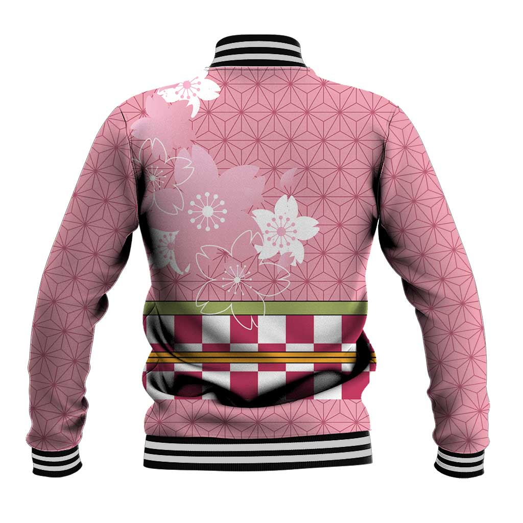 Japanese Asanoha Pattern Baseball Jacket Charm Against Evil Spirits - Wonder Print Shop