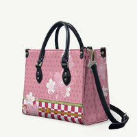 Japanese Asanoha Pattern Leather Bag Charm Against Evil Spirits - Wonder Print Shop