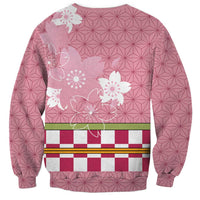 Japanese Asanoha Pattern Sweatshirt Charm Against Evil Spirits - Wonder Print Shop