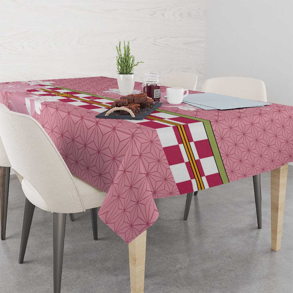 Japanese Asanoha Pattern Tablecloth Charm Against Evil Spirits - Wonder Print Shop