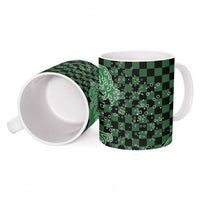 Japanese Asanoha Pattern Ceramic Mug Water Breathing Slayer Dragon - Wonder Print Shop