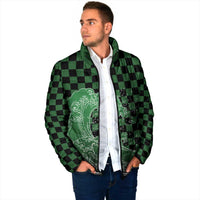 Japanese Asanoha Pattern Padded Jacket Water Breathing Slayer Dragon - Wonder Print Shop