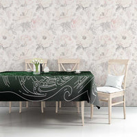 Japanese Asanoha Pattern Tablecloth Water Breathing Slayer Dragon - Wonder Print Shop