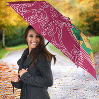 Japanese Bishamon-Kikkou Pattern Umbrella Water Pillar Silent River Flow - Wonder Print Shop