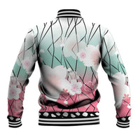 Japanese Kocho Pattern Baseball Jacket Insect Pillar Butterfly Flower Fairy - Wonder Print Shop