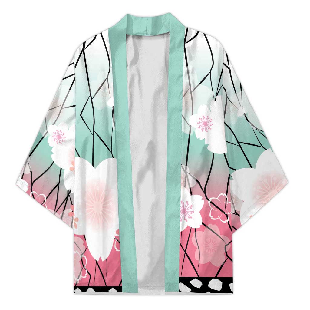 Japanese Kocho Pattern Kimono Insect Pillar Butterfly Flower Fairy - Wonder Print Shop
