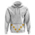 Tonga White Sunday Hoodie Polynesian Plumeria Tribal Simple - Wonder Print Shop