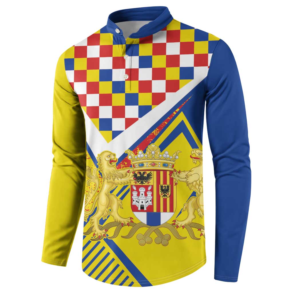 Personalized Belgium Antwerp Province Button Sweatshirt