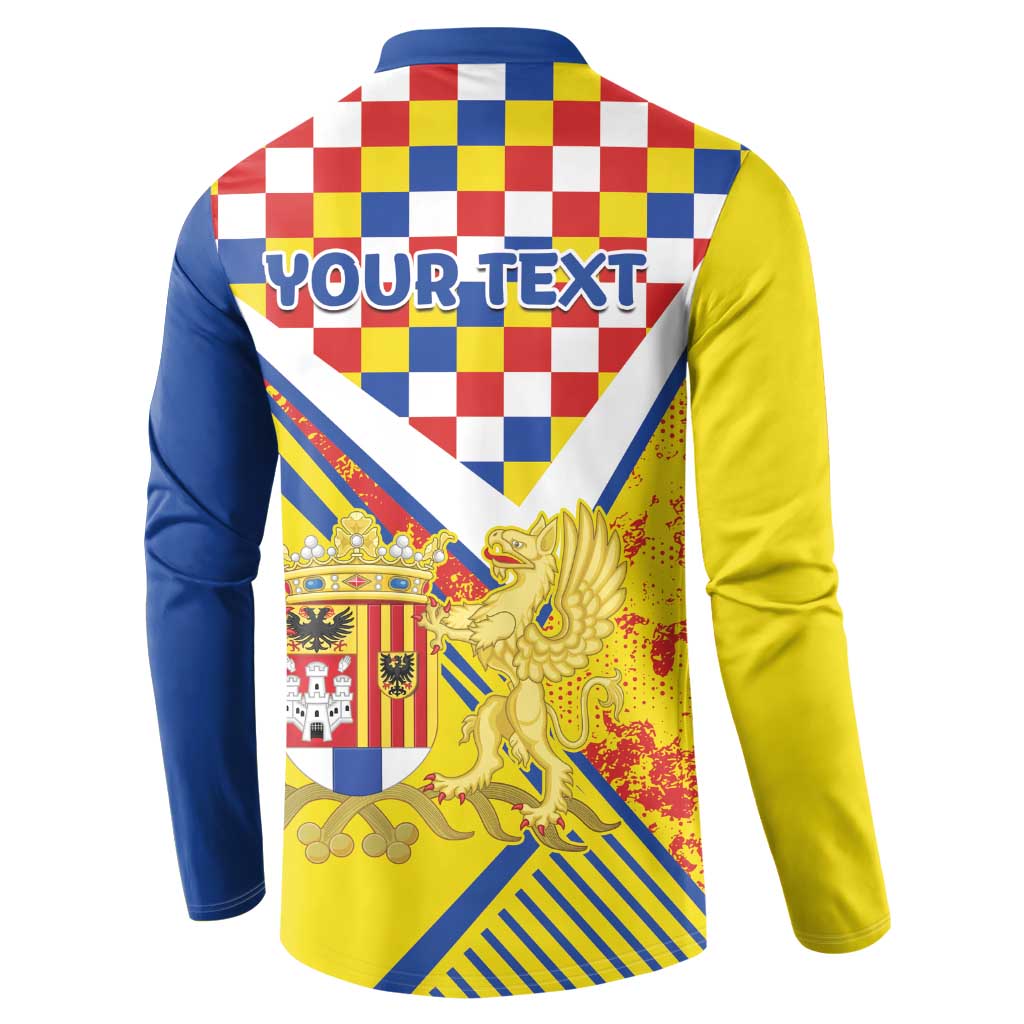 Personalized Belgium Antwerp Province Button Sweatshirt