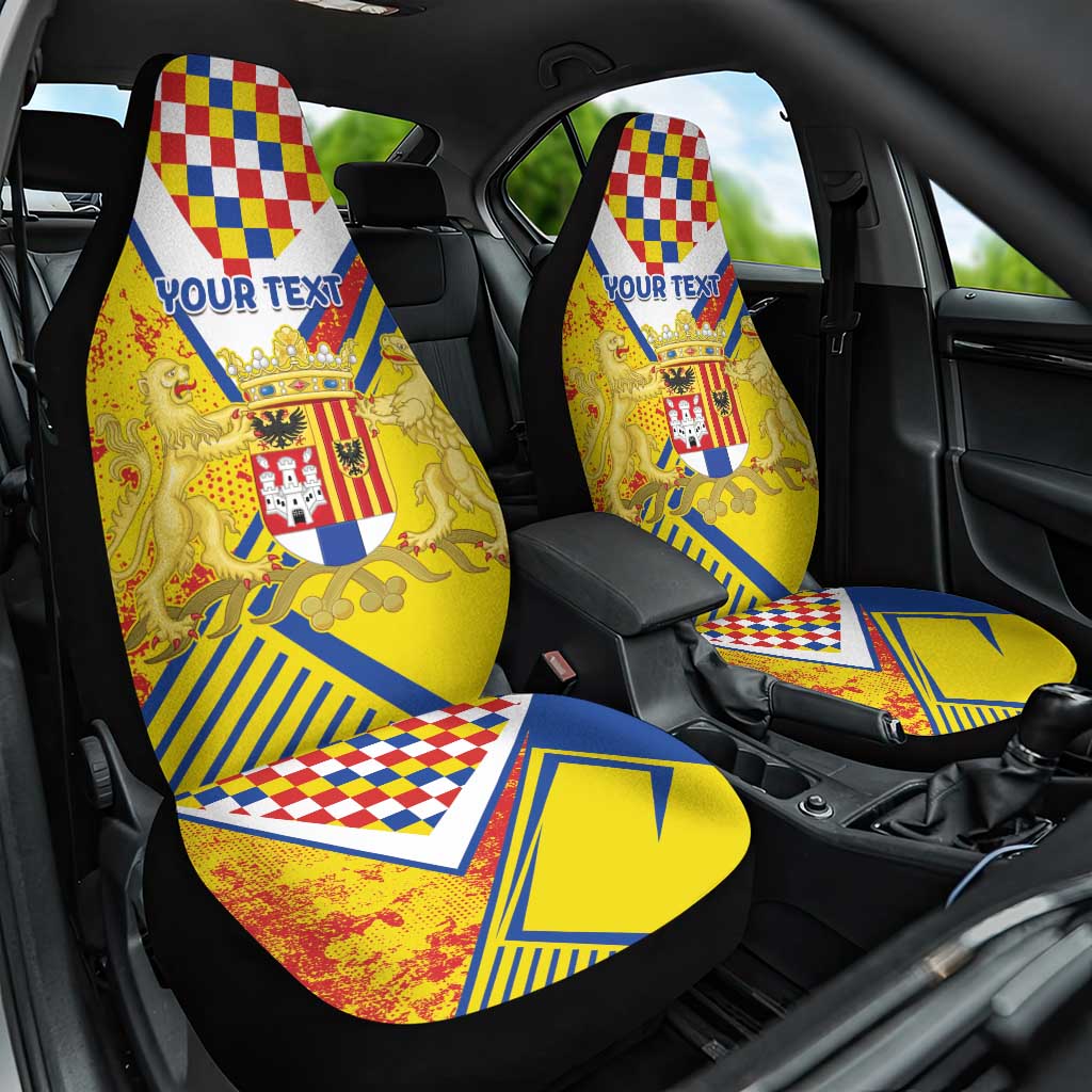 Personalized Belgium Antwerp Province Car Seat Cover