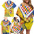 Personalized Belgium Antwerp Province Family Matching Off Shoulder Short Dress and Hawaiian Shirt