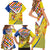 Personalized Belgium Antwerp Province Family Matching Short Sleeve Bodycon Dress and Hawaiian Shirt