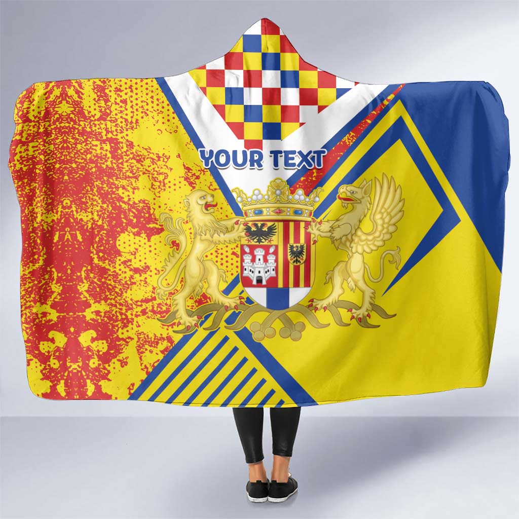 Personalized Belgium Antwerp Province Hooded Blanket