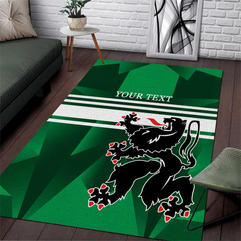 Personalized Belgium East Flanders Area Rug