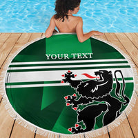 Personalized Belgium East Flanders Beach Blanket