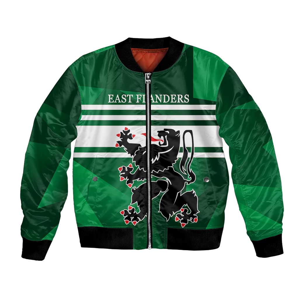 Personalized Belgium East Flanders Bomber Jacket