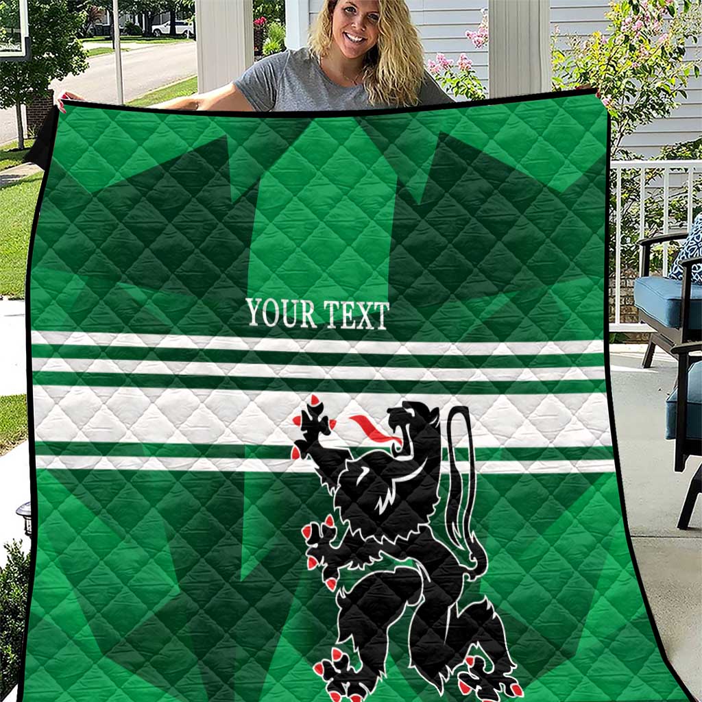 Personalized Belgium East Flanders Quilt